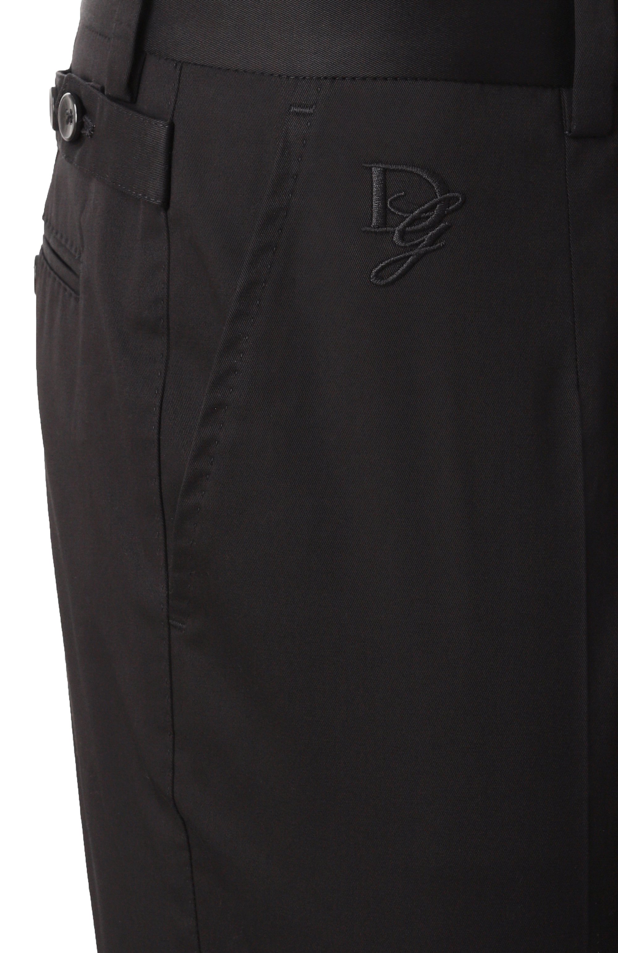 Хлопковые брюки DOLCE & GABBANA, арт. GY6IEZ/GJ090, фото 6