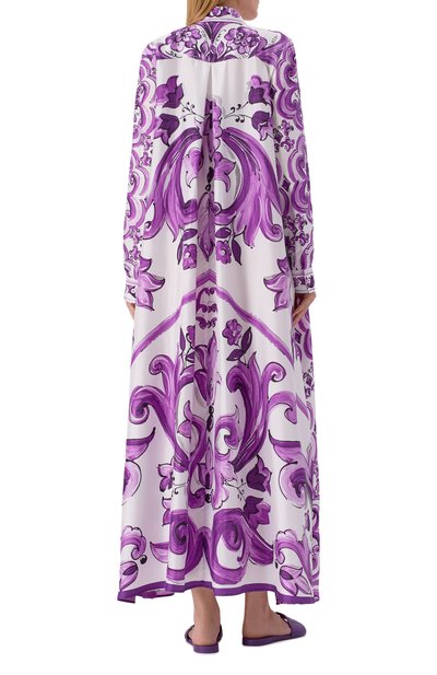 Шелковое платье DOLCE & GABBANA, арт. F6TYQT/HI1TK, фото 4