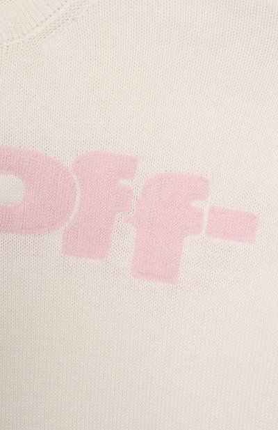 Хлопковый пуловер OFF-WHITE, арт. 0GHE002S25KNI002/12+, фото 3