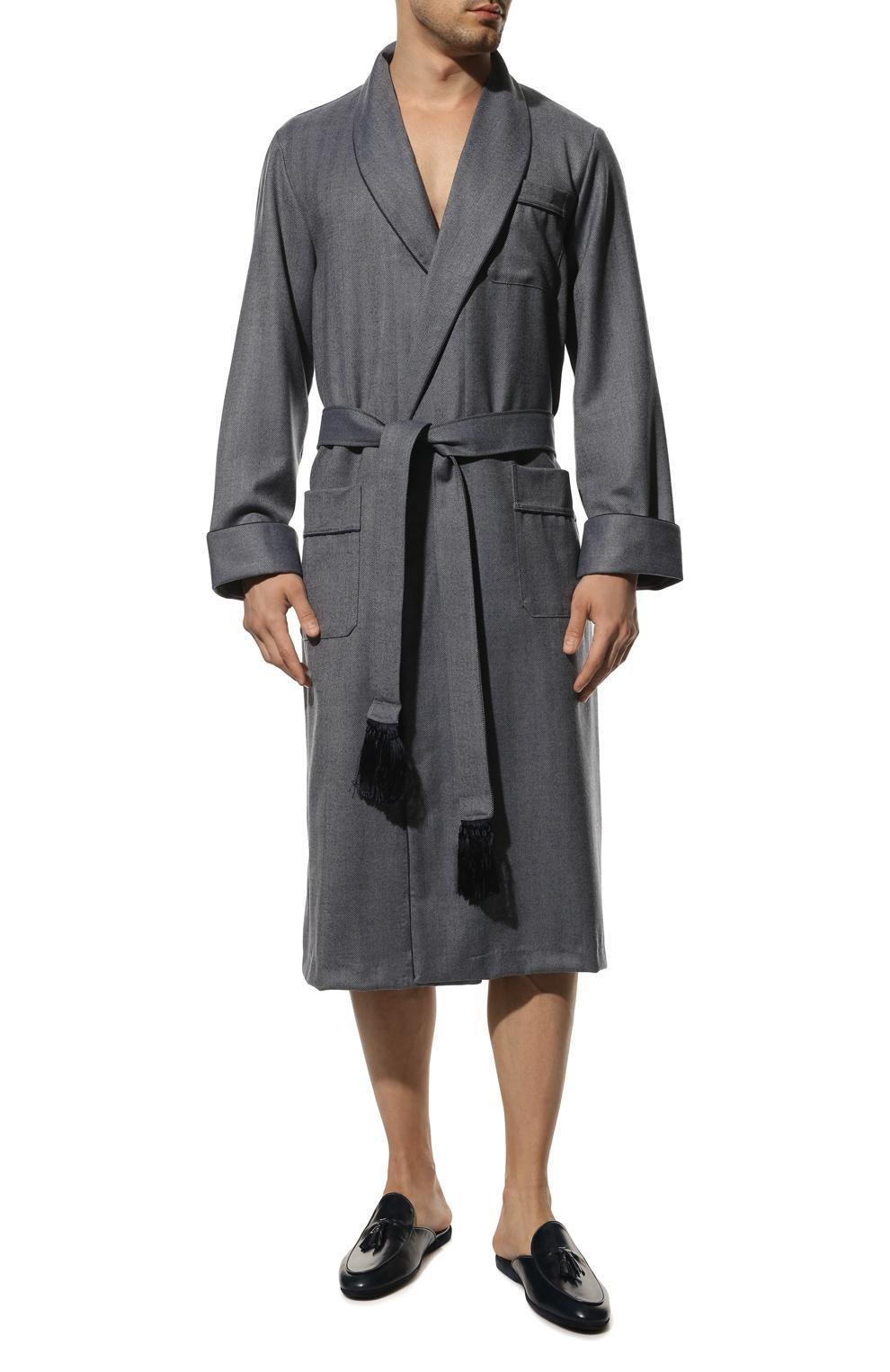 Шерстяной халат DEREK ROSE, арт. 5515/LINC011, фото 3