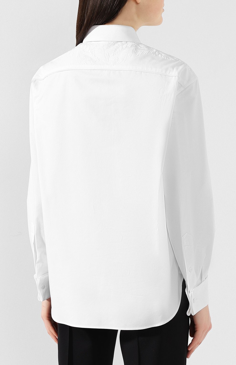 Хлопковая рубашка BURBERRY, арт. 8008500, фото 4