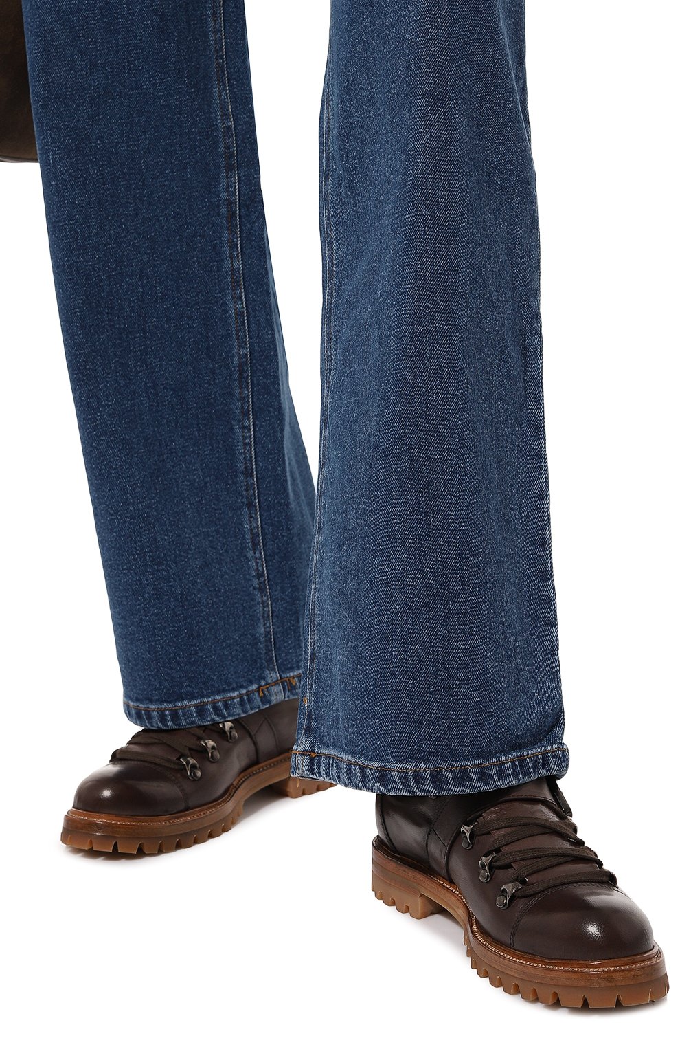 Кожаные ботинки KITON, арт. D56811NX0605, фото 3