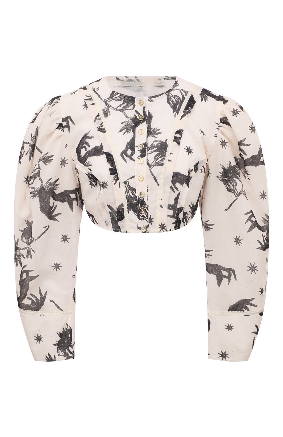 Хлопковая блузка ULYANA SERGEENKO, а рт. CMA007SS23Morocco0970т23, фото 1