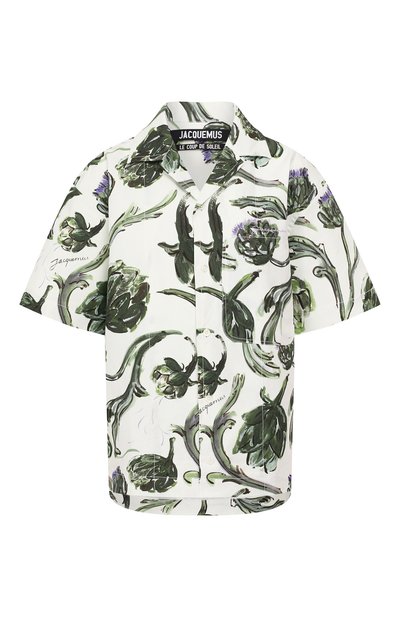 Женская рубашка из смеси хлопка и льна JACQUEMUS, арт. 205SH21/2653S