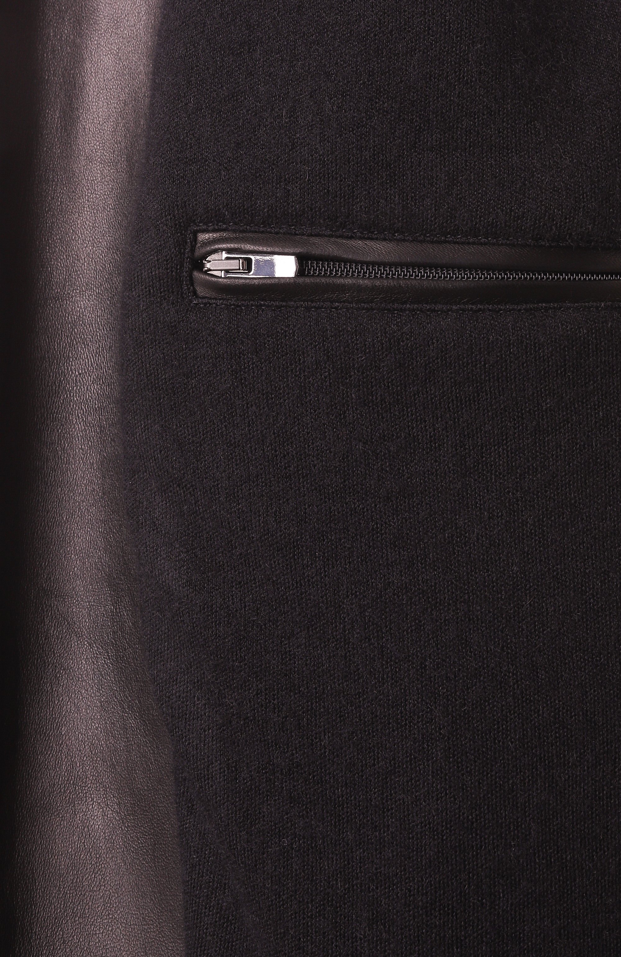 Бомбер из кашемира и шелка MVST черного цвета по цене 456500 руб., арт. TXECK-ES4390/LC1637, фото 7 Бомбер из кашемира и шелка MVST, арт. TXECK-ES4390/LC1637, фото 7