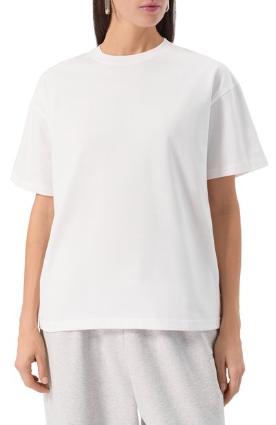 Хлопковая футболка ADDICTED белого цвета по цене 5900 руб., арт. AD1111, фото 3 Хлопковая футболка ADDICTED, арт. AD1111, фото 3