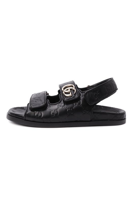 Кожаные сандалии Gucci 816625/AAEGP Чёрный  816625/AAEGP Фото 4