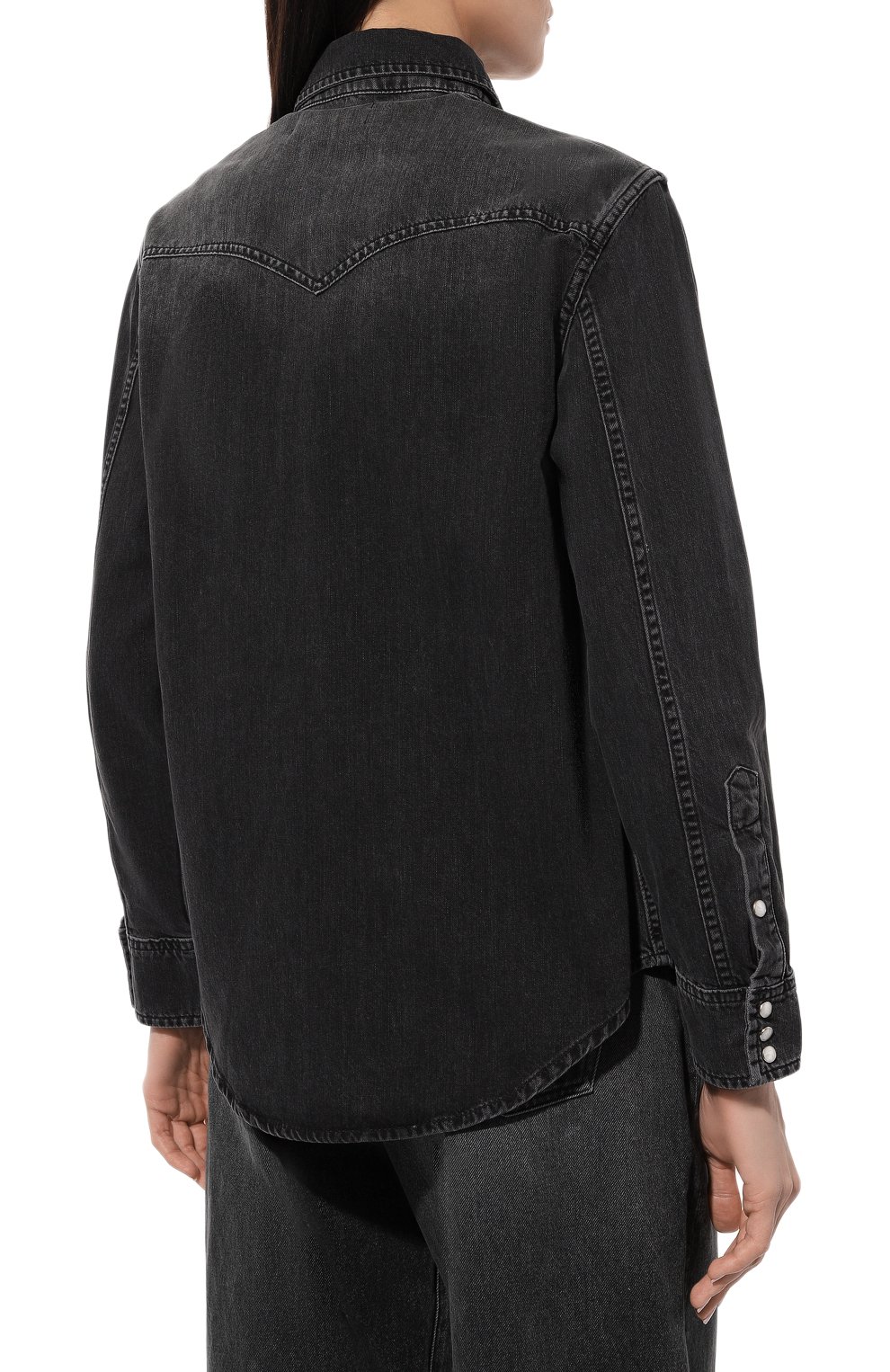 Джинсовая рубашка LESYANEBO, арт. FW23/DENIMSHIRT01, фото 4