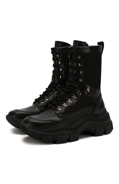 Комбинированные ботинки PRADA, арт. 2UE004-3L2O-F0002, фото 1