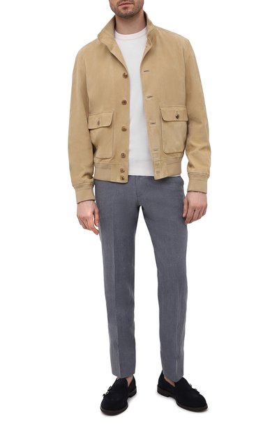 Льняные брюки CORNELIANI, арт. 894H01-2114202/00, фото 2