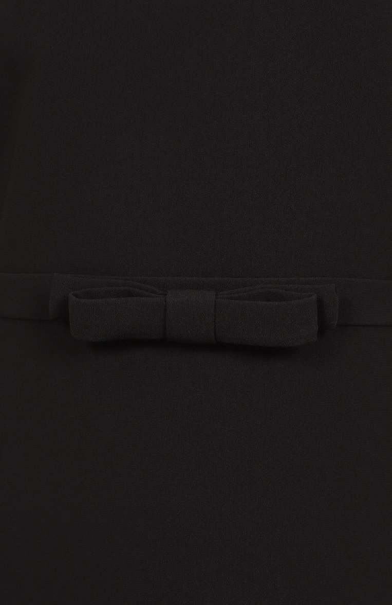 Женское платье MAX MARA STUDIO черного цвета, арт. RITM0 | Фото 6 (Длина Ж (юбки, платья, шорты): Мини; Рукава: Длинные; Материал внешний: Синтетический материал; Женское Кросс-КТ: Платье-одежда; Стили: Кэжуэл; Случай: Повседневный; Автоматизация состава: Проставлено; Автоматизация ТО: Проставлено)