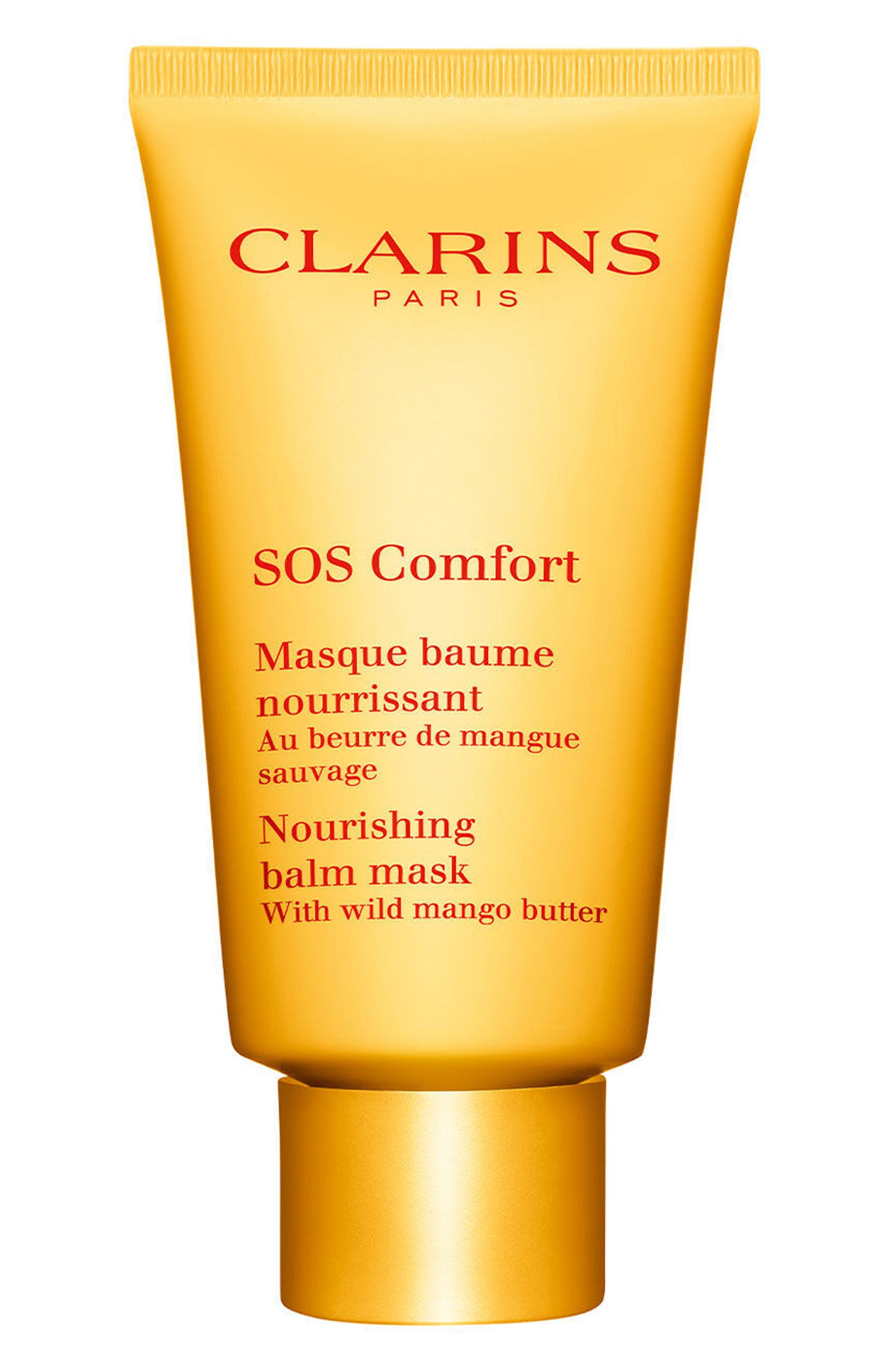 Питательная маска с маслом манго sos comfort (75ml) CLARINS бесцветного цвета по цене 4650 руб., арт. 80095461, фото 1 Питательная маска с маслом манго sos comfort (75ml) CLARINS, арт. 80095461, фото 1