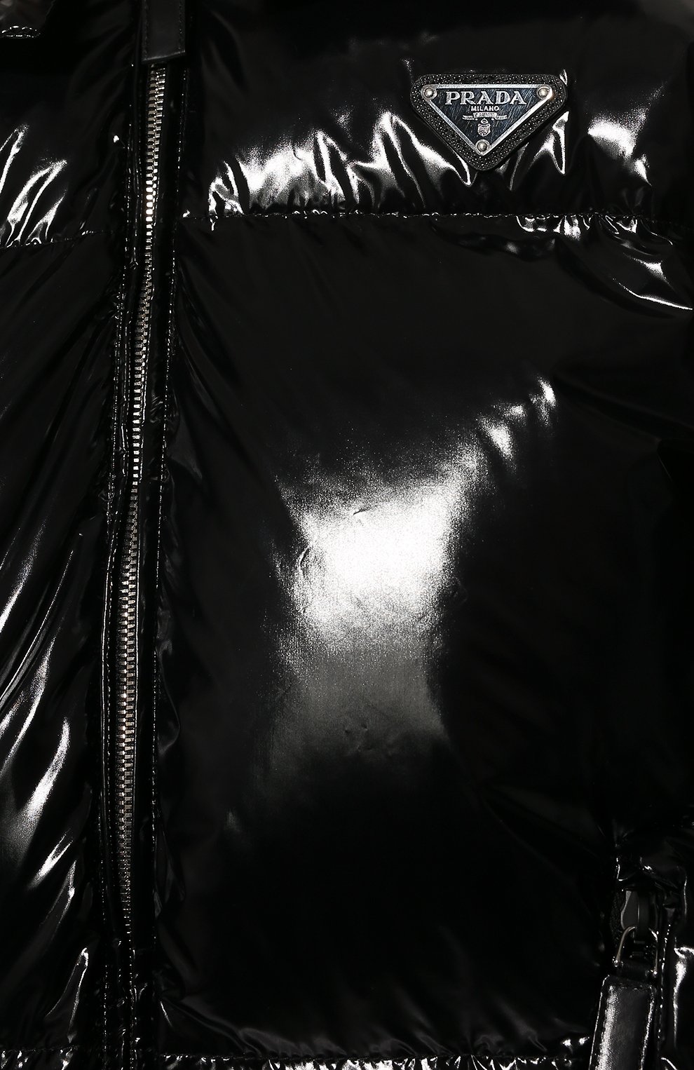 Пуховик PRADA черного цвета по цене 425000 руб., арт. 291974-1ZAH-F0002-212, фото 5 Пуховик PRADA, арт. 291974-1ZAH-F0002-212, фото 5