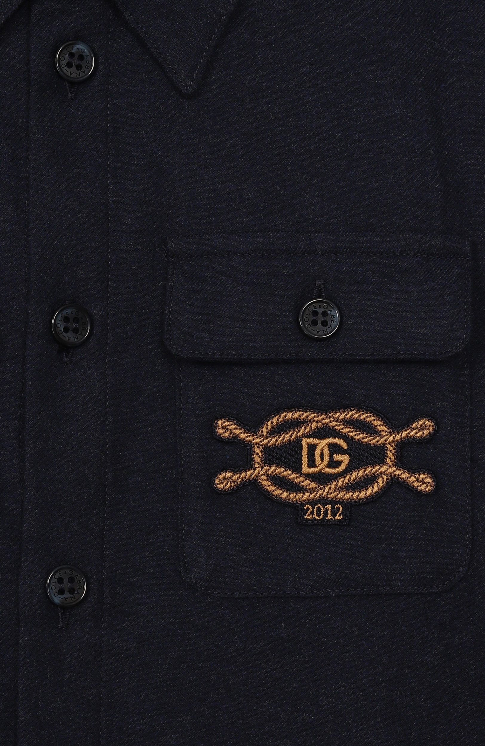 Хлопковая рубашка DOLCE & GABBANA, арт. L45S12/FU5ZI, фото 3