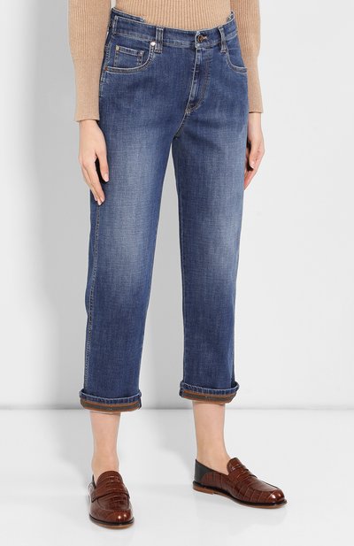 Джинсы с отворотами BRUNELLO CUCINELLI, арт. MH107P5466, фото 3