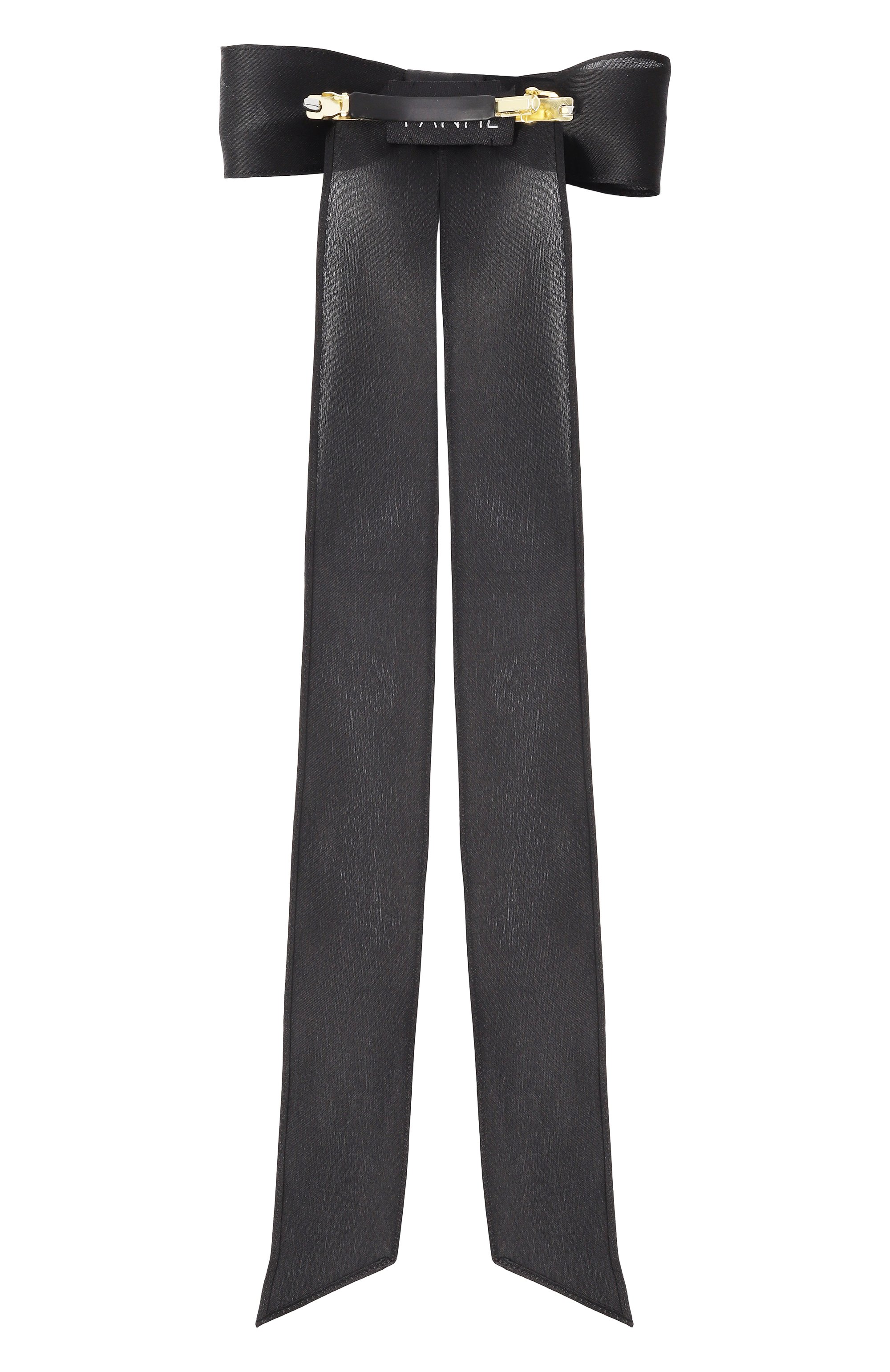 Шелковый бант PANFIL черного цвета по цене 9000 руб., арт. 0-S-MRY3-N, фото 3 Шелковый бант PANFIL, арт. 0-S-MRY3-N, фото 3