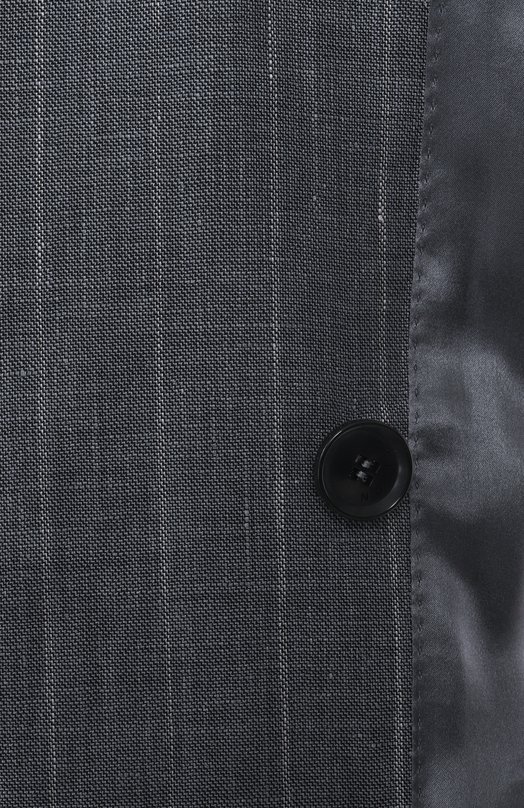 Жакет изо льна и шерсти Kiton D46523K0603E08 Серый  D46523K0603E08 Фото 7