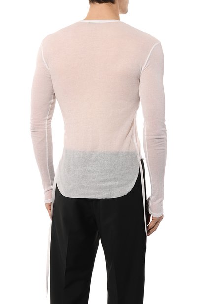Хлопковый лонгслив ANN DEMEULEMEESTER, арт. 2402-M-JTS10-FA434-002, фото 4