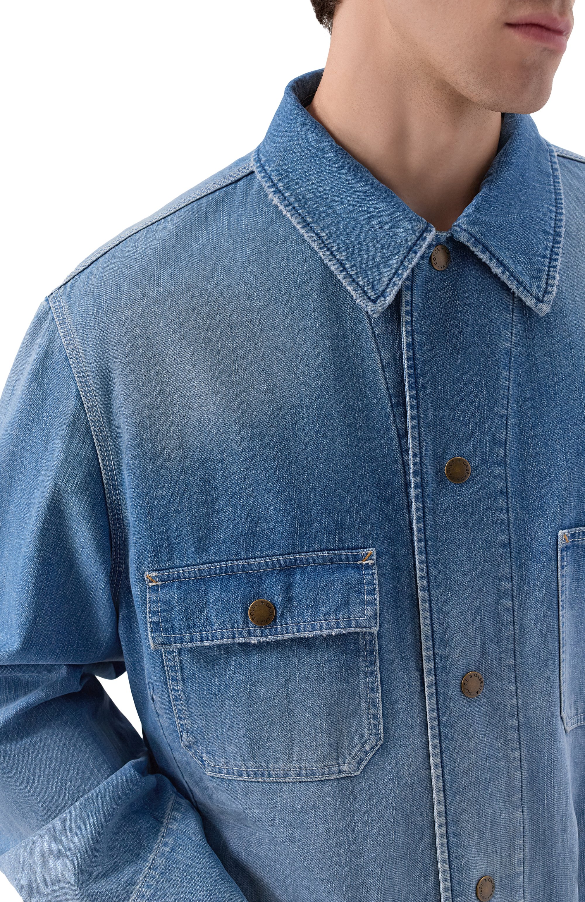 Джинсовая куртка DOLCE & GABBANA, арт. G2WD3D/G80I7, фото 5