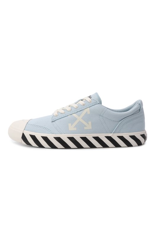 Текстильные кеды Vulc Off-White 0MIA2APS26FAB001 Голубой  0MIA2APS26FAB001 Фото 3