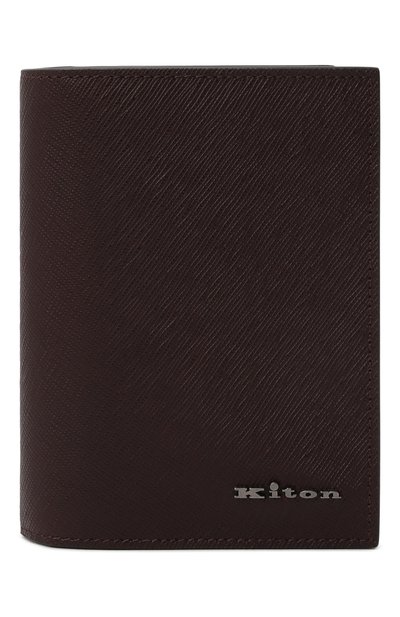Мужской кожаная обложка для паспорта KITON, арт. UPEA030N0126905