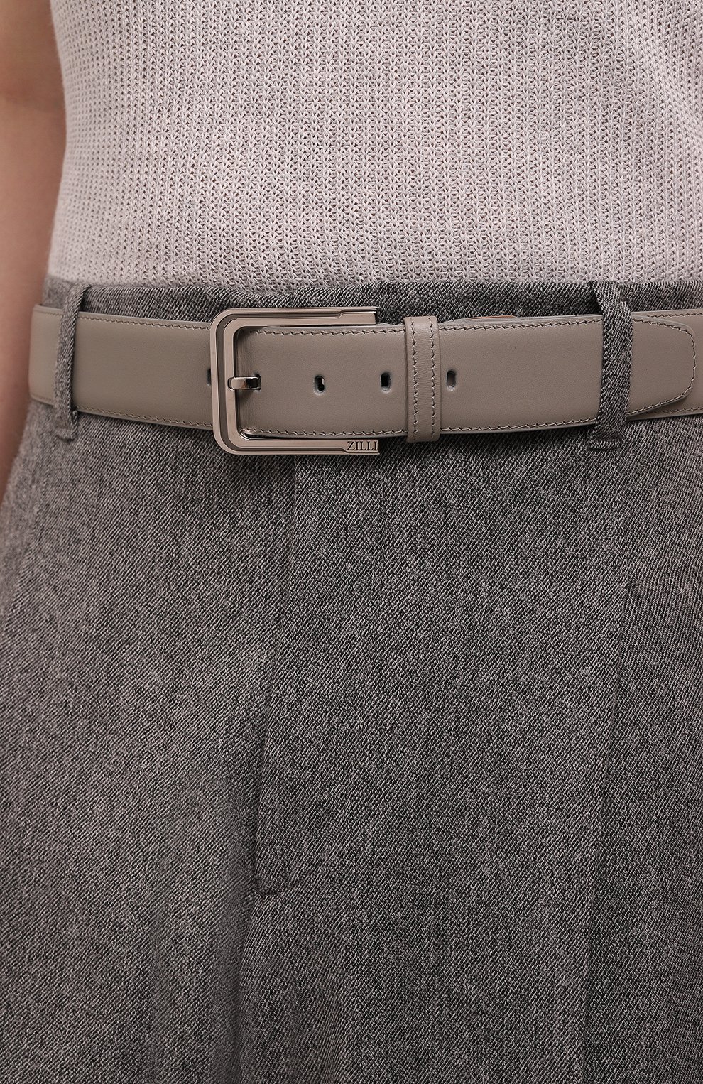 Кожаный ремень ZILLI, арт. B12040M1016VSPARU, фото 2