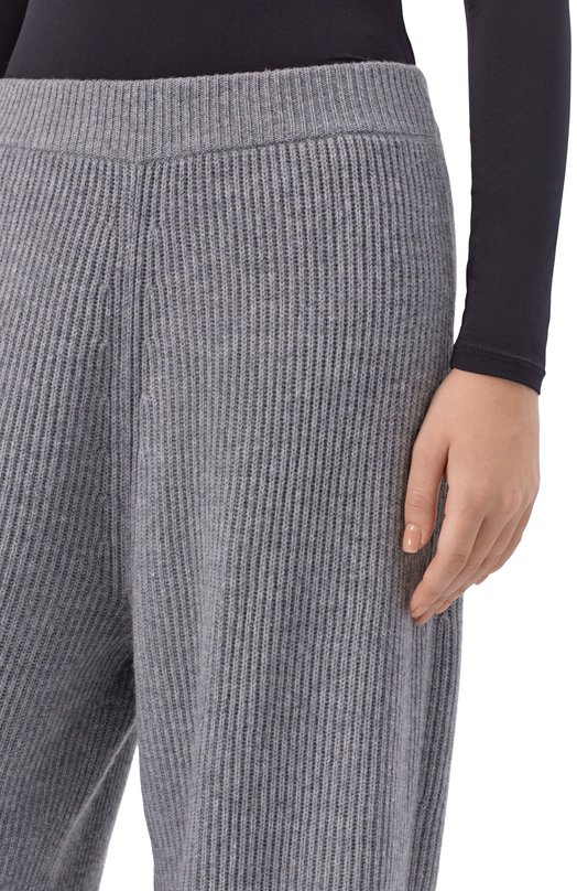 Брюки из шерсти и кашемира Sportmax SELLA Серый  SELLA Фото 5