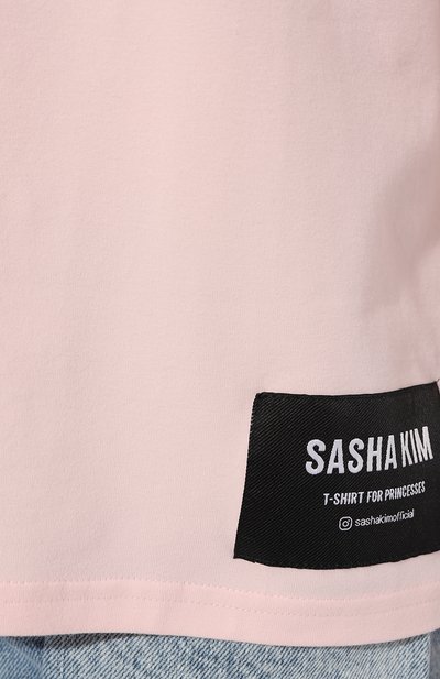Хлопковая футболка SASHA KIM, арт. УТ-00000619, фото 5