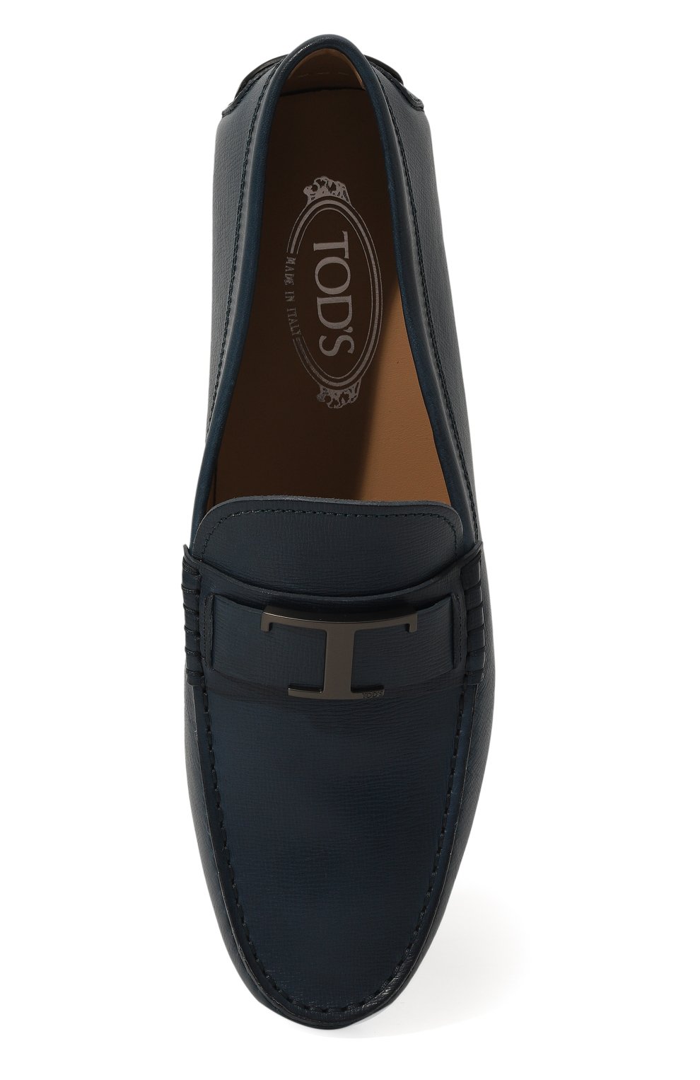 Кожаные мокасины TOD’S синего цвета по цене 64750 руб., арт. XXM42C0CT50RX4, фото 6 Кожаные мокасины TOD’S, арт. XXM42C0CT50RX4, фото 6