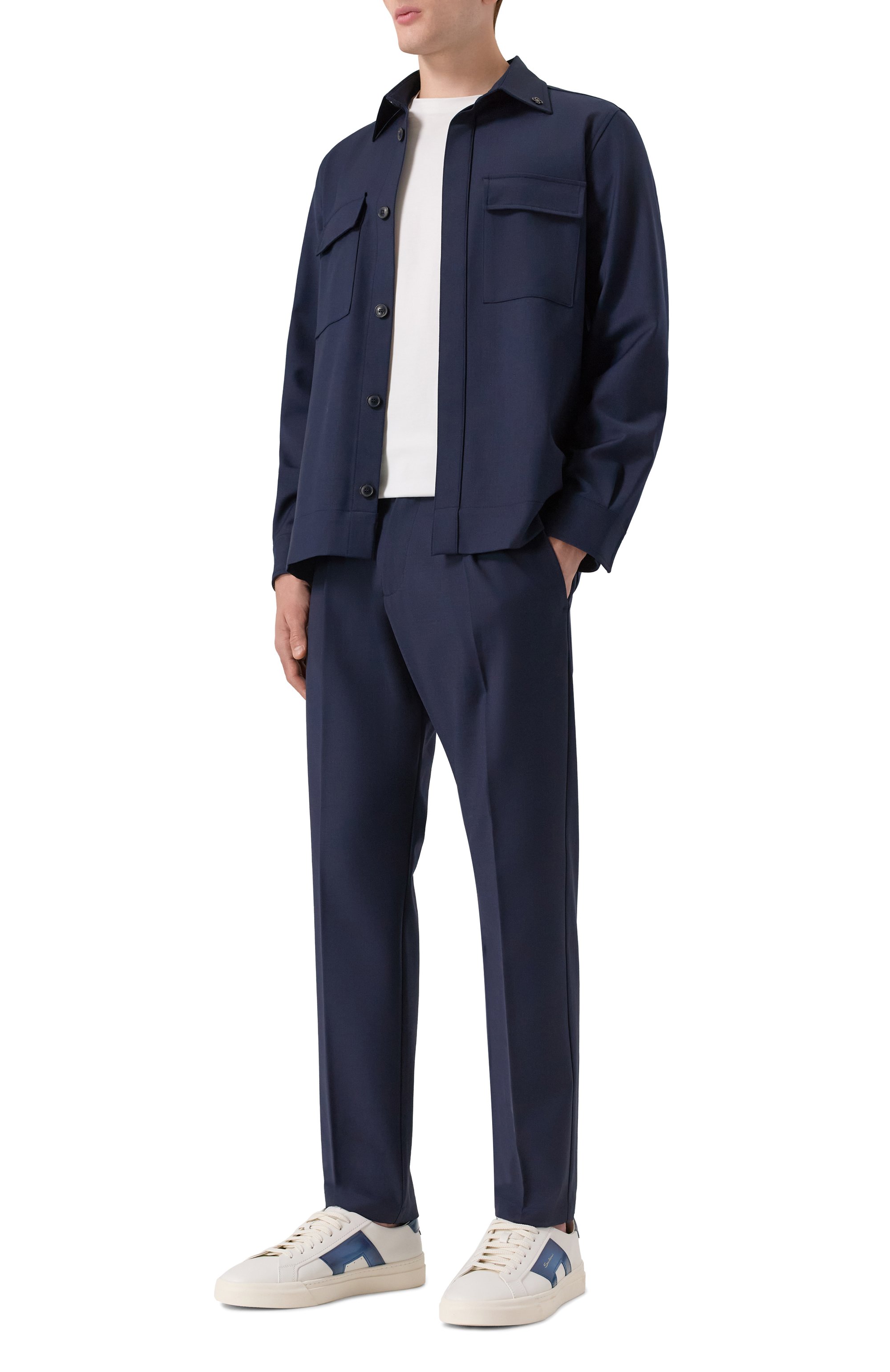 Брюки GRAN SASSO темно-синего цвета по цене 39800 руб., арт. 95103/58200, фото 2 Брюки GRAN SASSO, арт. 95103/58200, фото 2