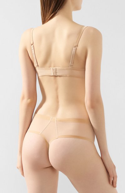 Полупрозрачные трусы-слипы WOLFORD бежевого цвета по цене 7890 руб., арт. 69575, фото 3 Полупрозрачные трусы-слипы WOLFORD, арт. 69575, фото 3