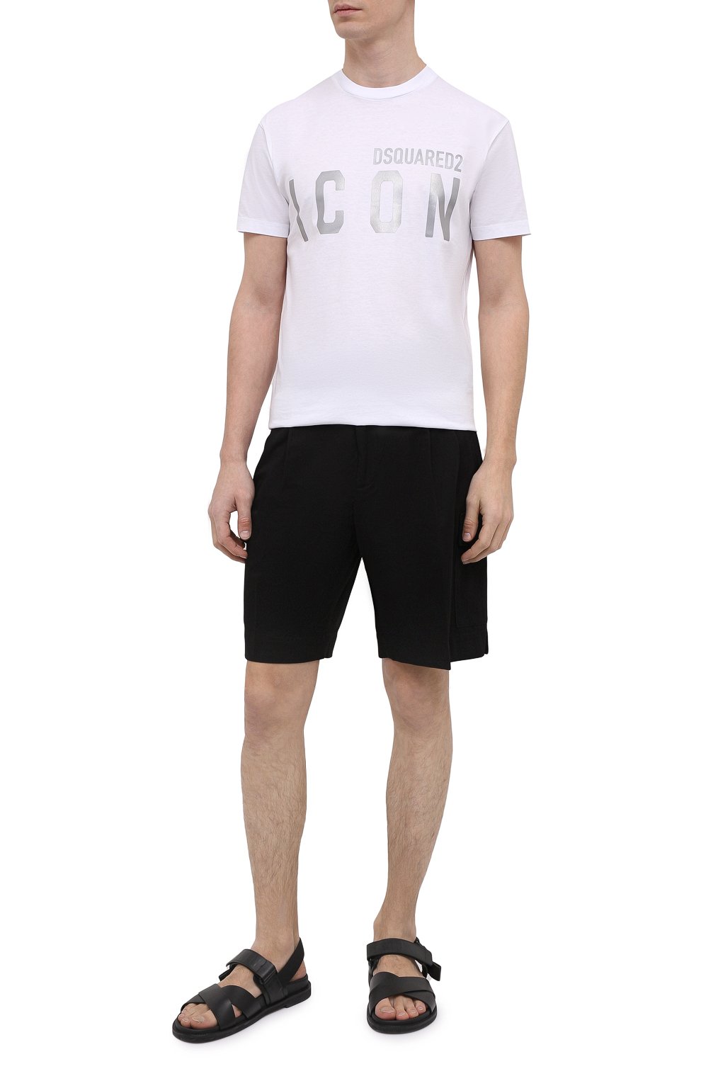 Хлопковые шорты DOLCE & GABBANA, арт. GW3JAT/FUFJU, фото 2