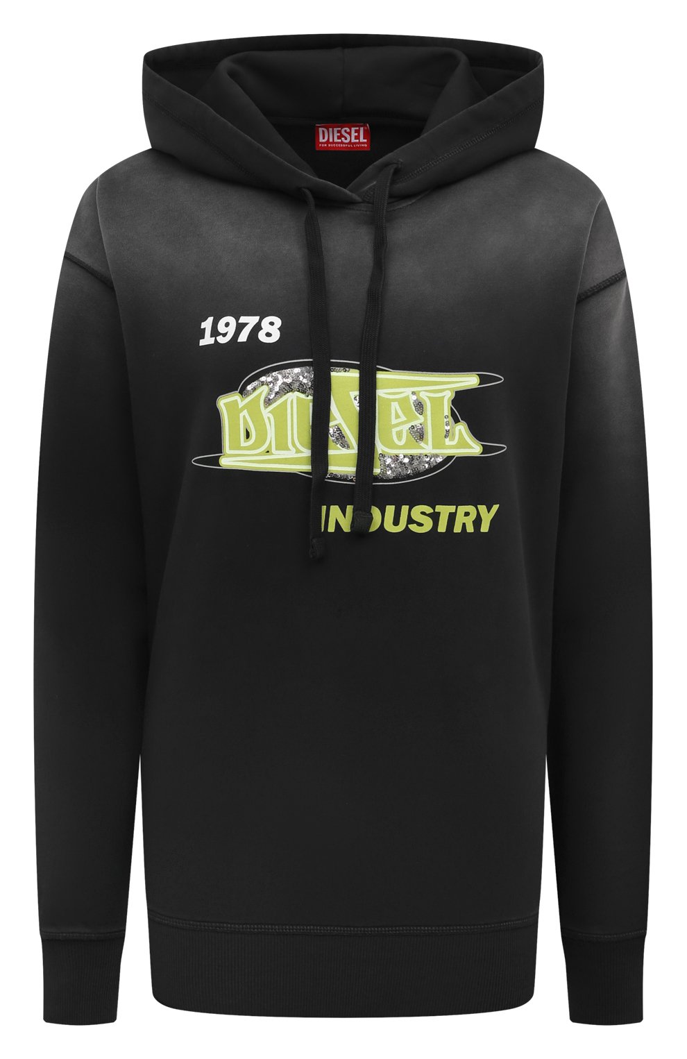 Хлопковое худи DIESEL, арт. A15386/0PHAQ, фото 1