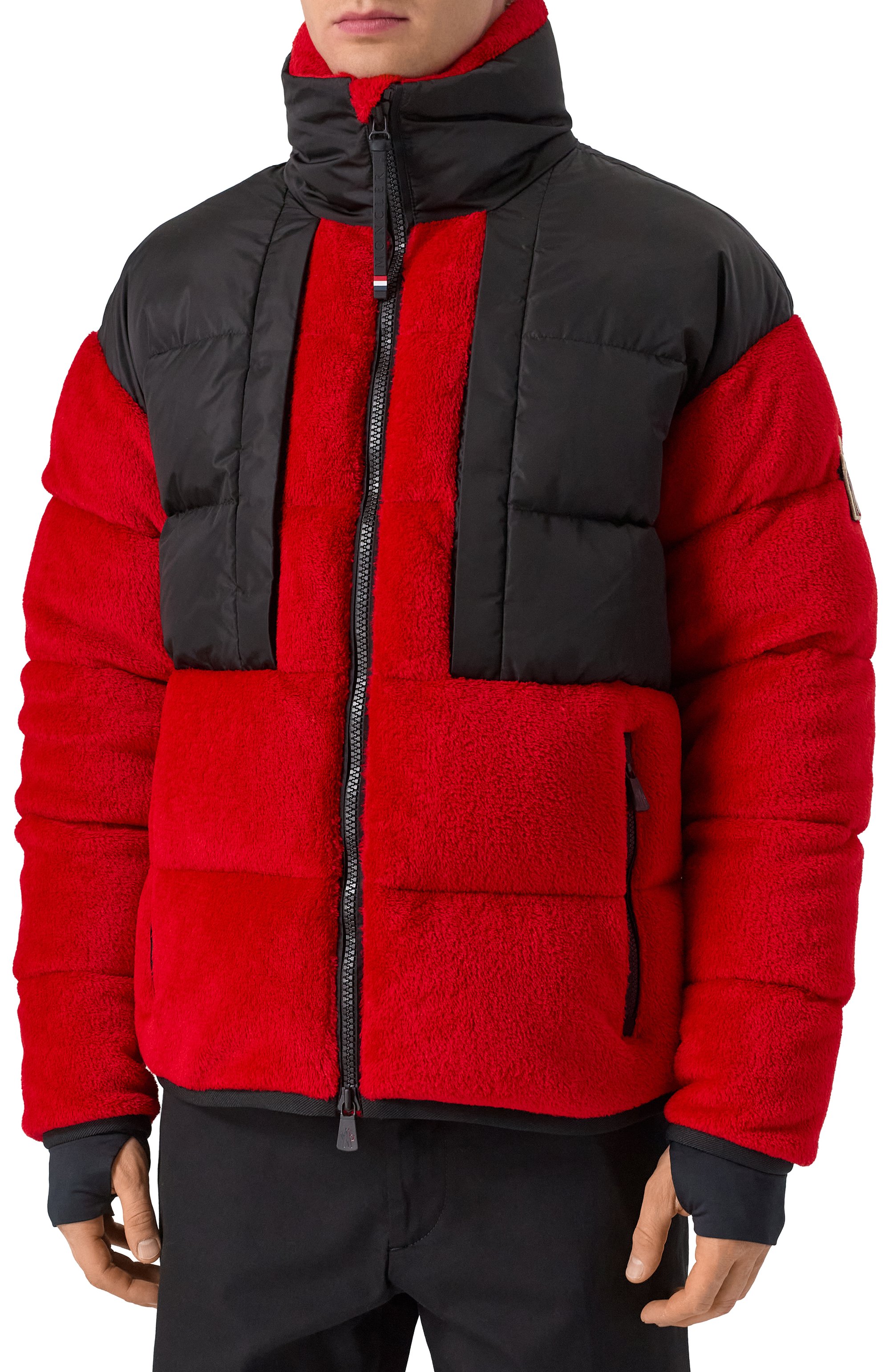 Пуховик maglia MONCLER GRENOBLE красного цвета по цене 136500 руб., арт. 8G50700/809EG, фото 3 Пуховик maglia MONCLER GRENOBLE, арт. 8G50700/809EG, фото 3