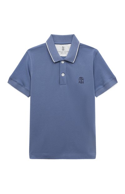 Хлопковое поло BRUNELLO CUCINELLI, арт. B0T63T315B, фото 1