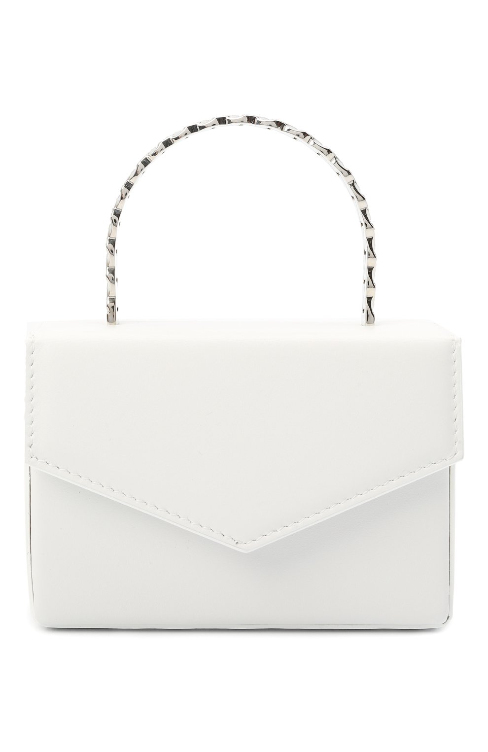 Сумка pernille super mini AMINA MUADDI белого цвета по цене 79850 руб., арт. PERNILLE SUPER MINI/CALF HANDLE, фото 1 Сумка pernille super mini AMINA MUADDI, арт. PERNILLE SUPER MINI/CALF HANDLE, фото 1