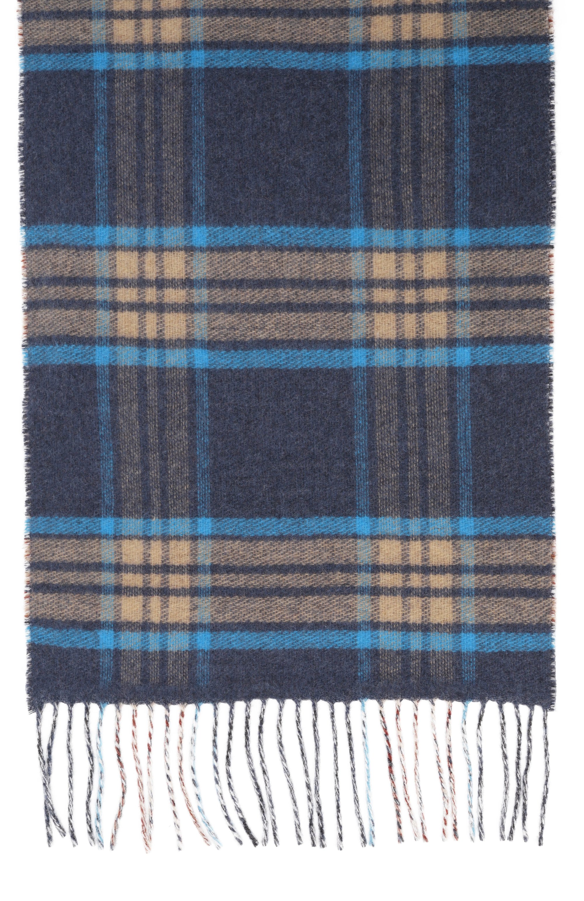 Шерстяной шарф DIESEL синего цвета по цене 14750 руб., арт. A19513/0DCCY, фото 4 Шерстяной шарф DIESEL, арт. A19513/0DCCY, фото 4