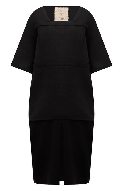 Женское двустороннее платье из хлопка и льна MIDGARD PARIS, арт. F1-DR3-BK