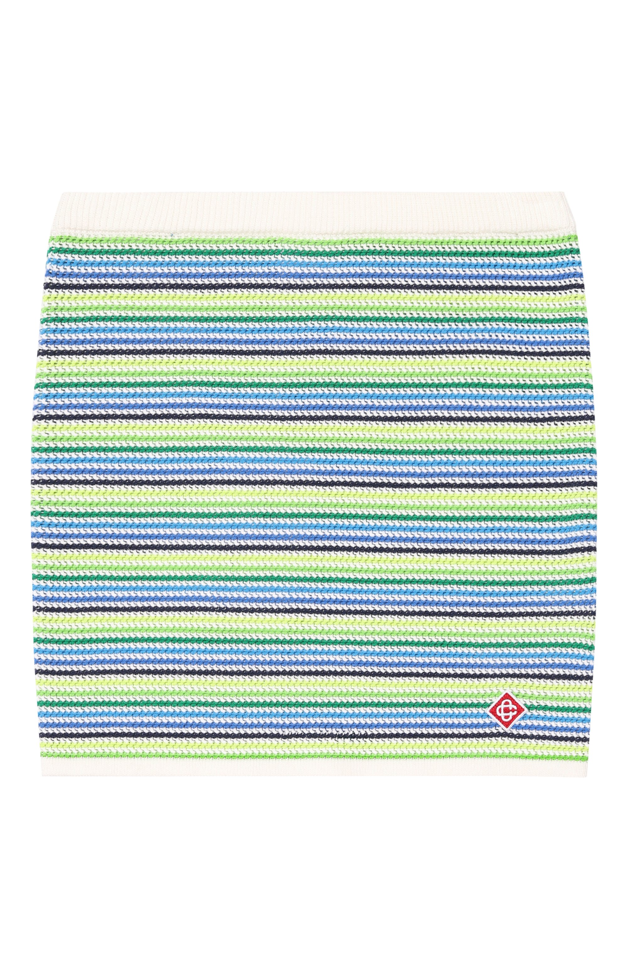 Хлопковая юбка CASABLANCA, арт. K-SP26-KW-1365-01-EX-BC, фото 1