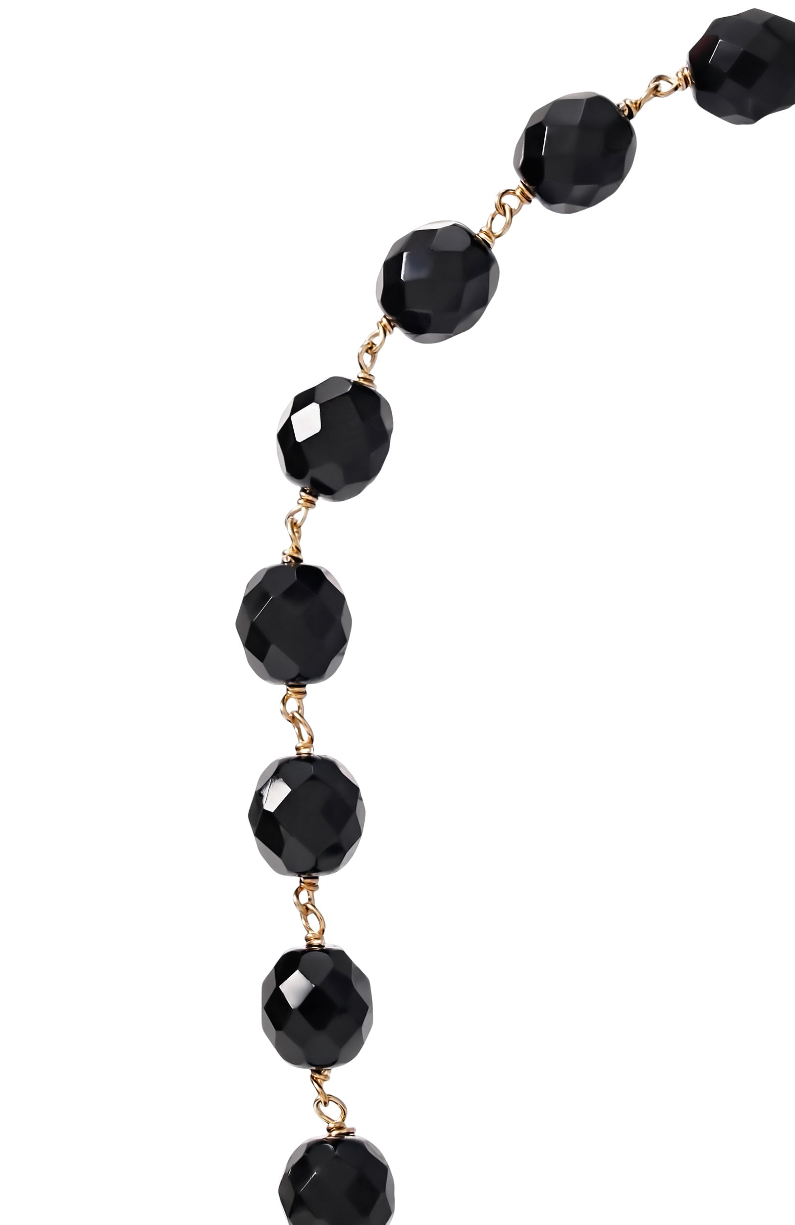 Колье DOLCE & GABBANA черного цвета по цене 343500 руб., арт. WNS6V4/W1111, фото 4 Колье DOLCE & GABBANA, арт. WNS6V4/W1111, фото 4