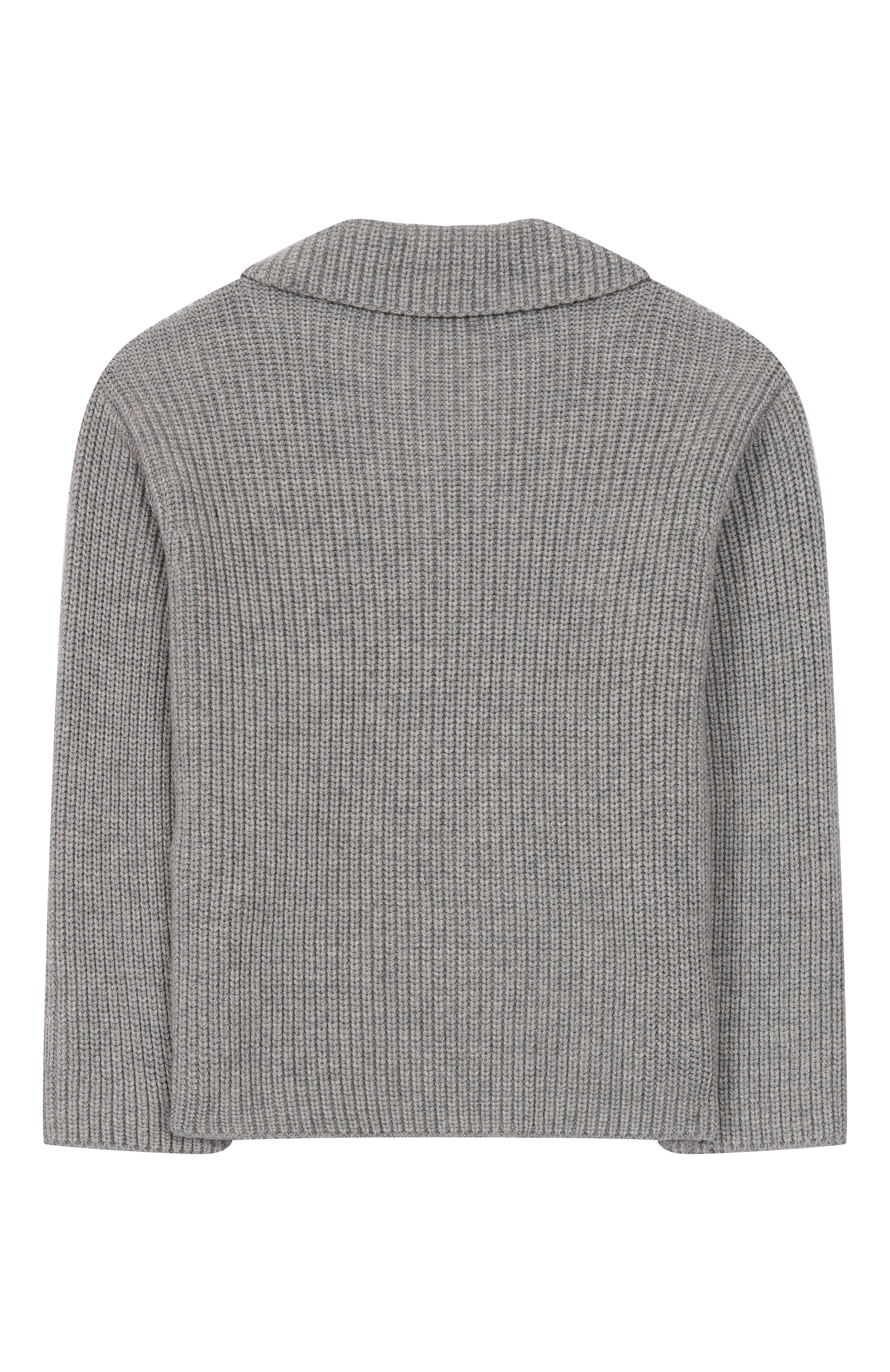 Кардиган из хлопка и шерсти EMPORIO ARMANI, арт. EB000653/AF17338, фото 2