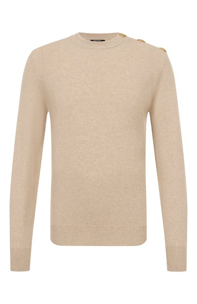 Мужской джемпер из кашемира и шерсти BALMAIN, арт. FH1KD010/KI87