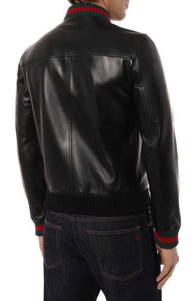Кожаный бомбер GUCCI, арт. 431343 XG206, фото 4