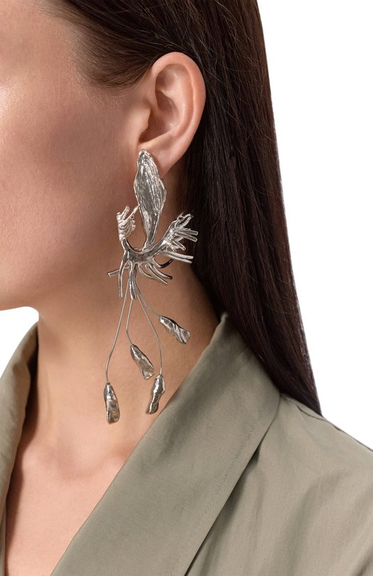 Серьги Dries Van Noten 251-018255-046 Серебряный  251-018255-046 Фото 2
