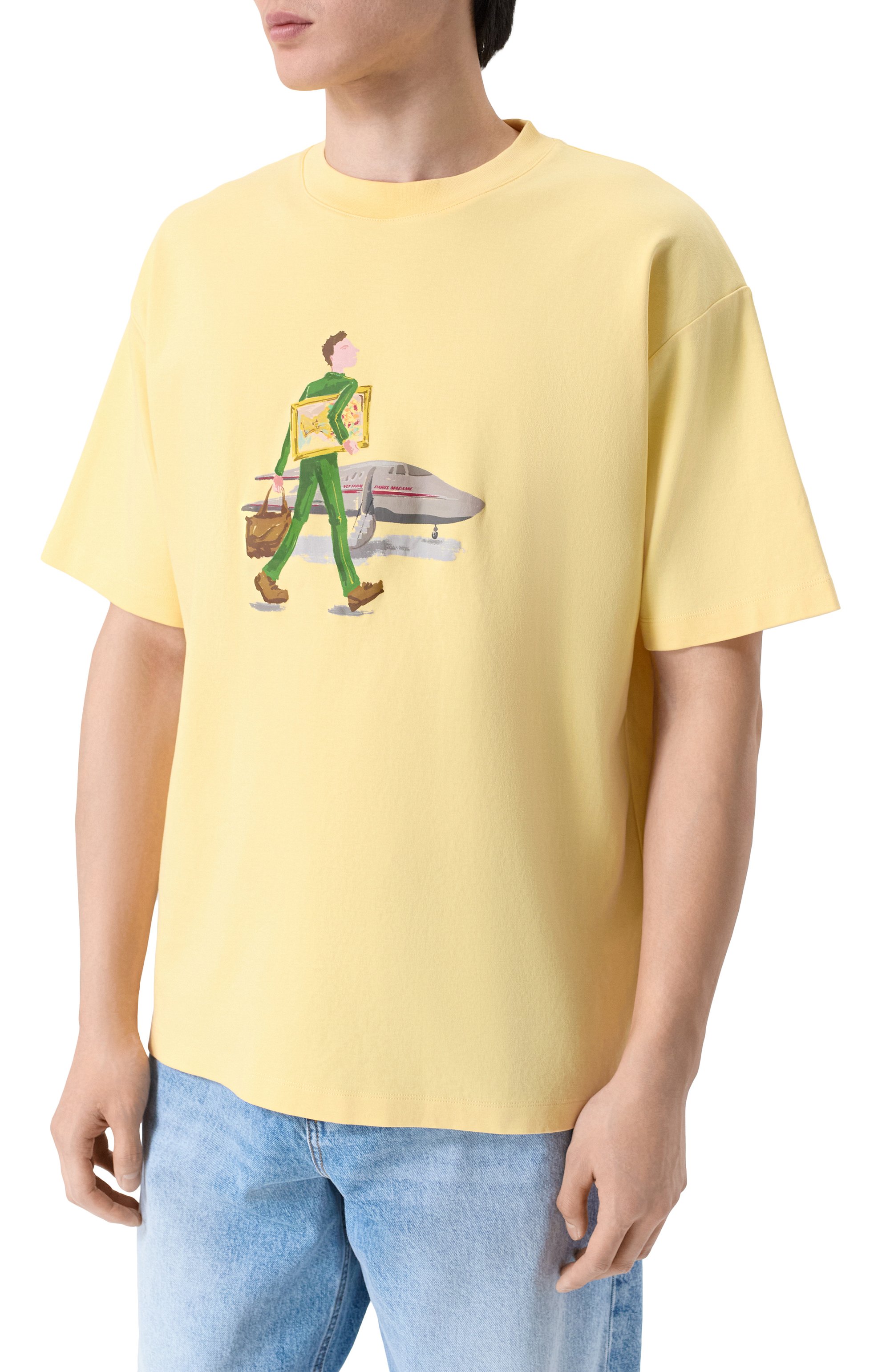 Хлопковая футболка DROLE DE MONSIEUR, арт. J-TS290-C0002-LYL, фото 3