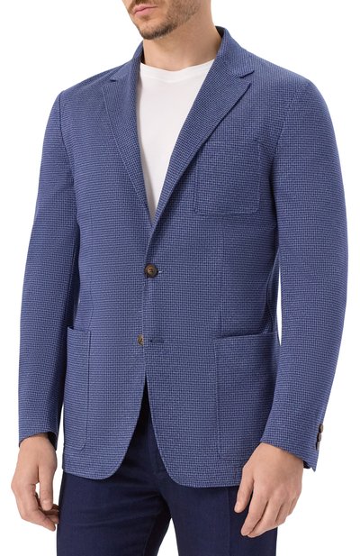 Хлопковый пиджак CANALI, арт. J0147/JJ02991, фото 3