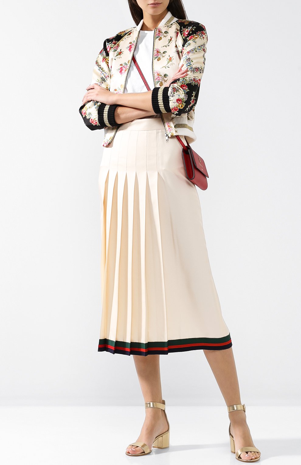 Шелковая юбка GUCCI, арт. 519715/ZKS36, фото 2