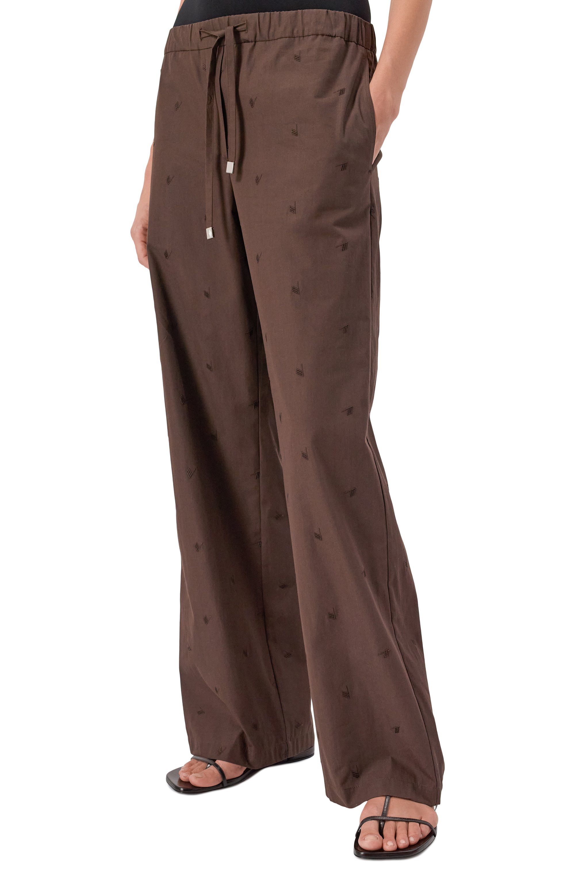 Хлопковые брюки THE ATTICO, арт. 250WCP00263/CCC104MA, фото 3