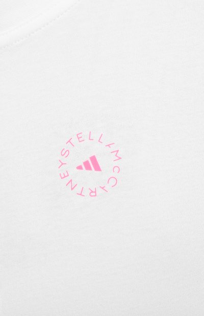 Хлопковая футболка ADIDAS BY STELLA MCCARTNEY, арт. GL4302, фото 5