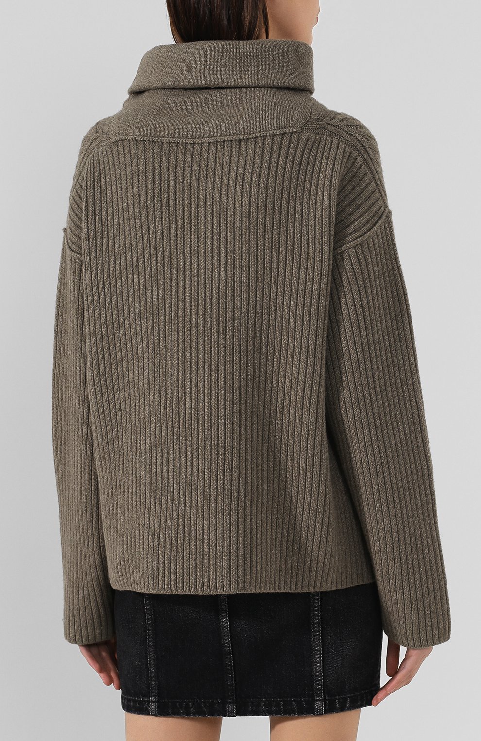 Пуловер ALEXANDER WANG хаки цвета по цене 57450 руб., арт. 1KC2191043, фото 4 Пуловер ALEXANDER WANG, арт. 1KC2191043, фото 4